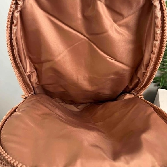 Dagne Dover Tan Mesh Backpack - Picture 7 of 7